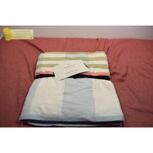 Hearth & Hand with Magnolia 60x60" Summer Plaid Cotton Beach Towel Blue/Green*